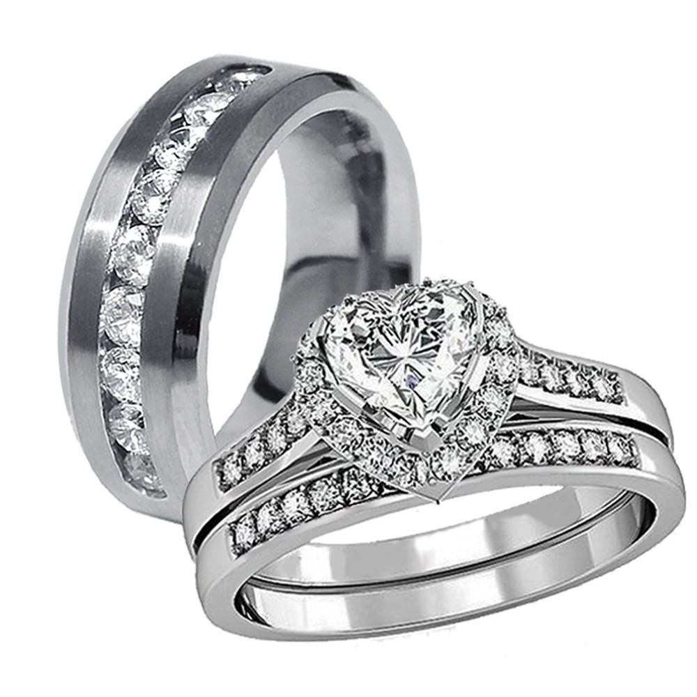 Walmart His And Hers Wedding Rings
 Collection cheap wedding band sets his and hers Matvuk