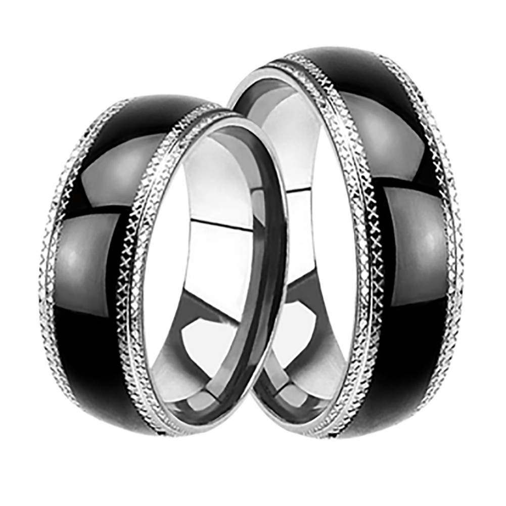 Walmart Wedding Bands For Him
 LaRaso & Co His and Hers Wedding Band Set Matching