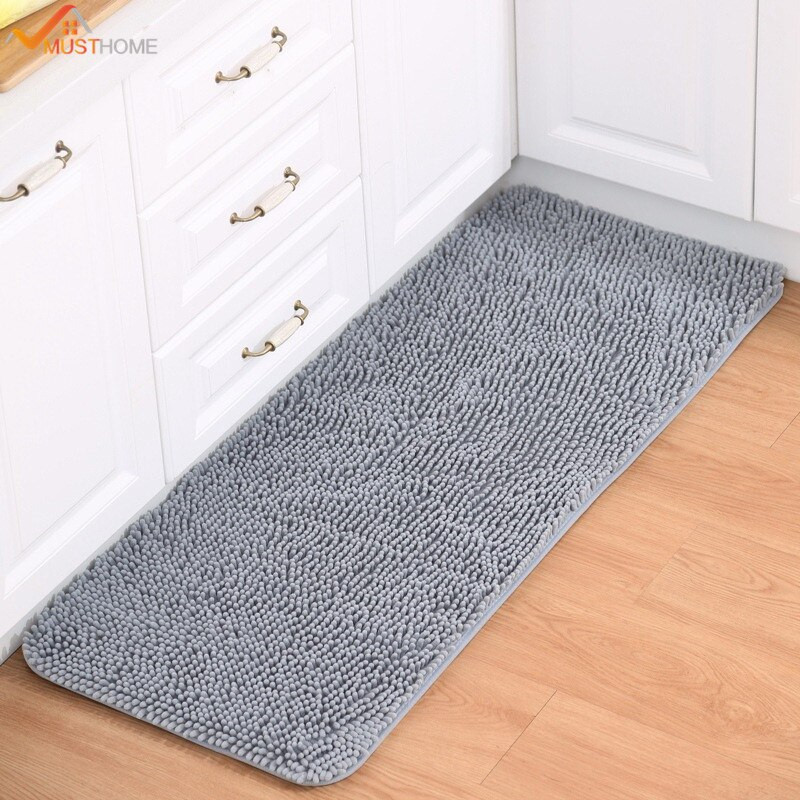 Washable Rugs For Living Room
 50x100cm 19"x39" Washable Kitchen Mats No slip Backing Big