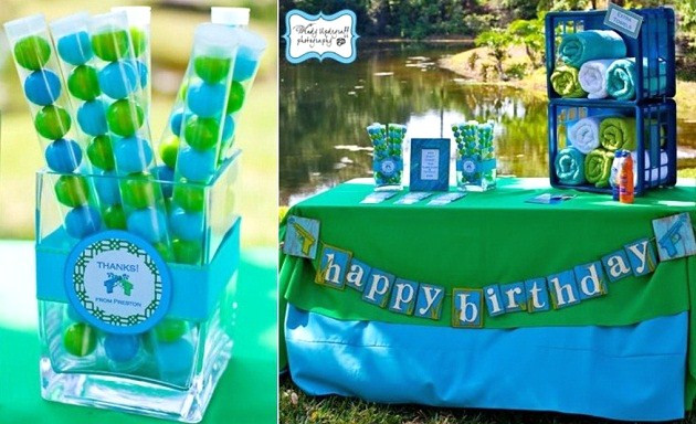 Water Birthday Party
 Wet & Wild Water Party guest feature Celebrations at Home