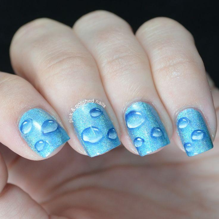 Water Nail Designs
 45 Nail Designs that Scream Summer Loudly