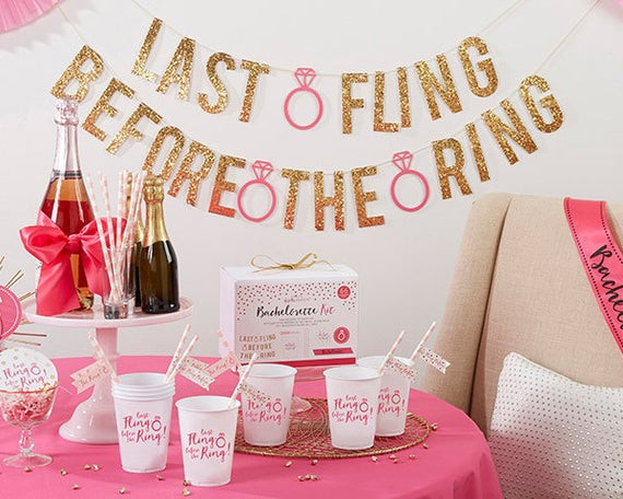 Wedding Bachelorette Party Ideas
 66 Pc Last Fling Before The RingBachelorette Party by