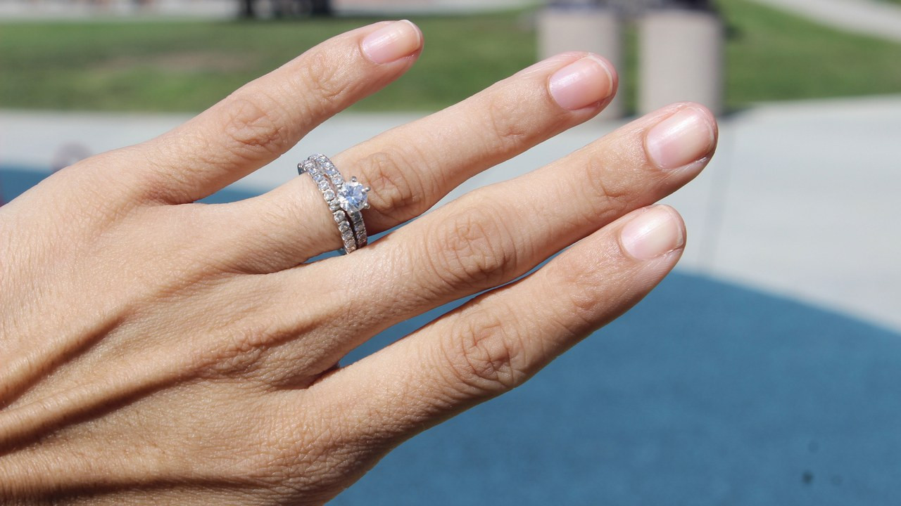 Wedding Band Finger
 Diamond Dermal Piercings in Lieu of Engagement Rings Are