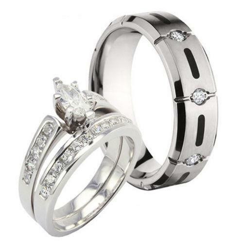 Wedding Bands Sets His And Hers
 His and Hers Wedding Ring Sets