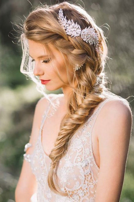 Wedding Braided Hairstyles
 Reception Hairstyle and Indian Wedding Hair Style Ideas
