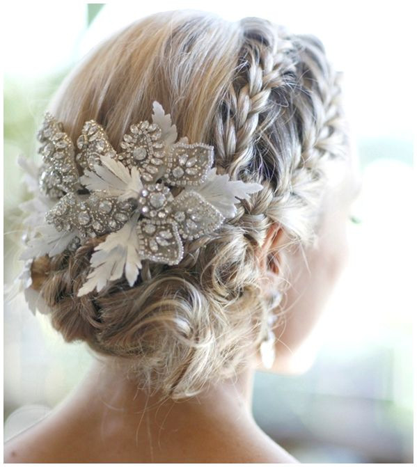 Wedding Braided Hairstyles
 Gorgeous Wedding Hairstyles With Accessories fashionsy