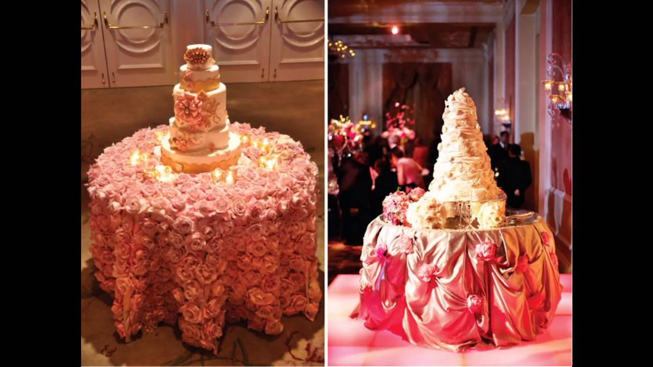 Wedding Cake Table Decoration Ideas
 Easy Wedding cake table decorations
