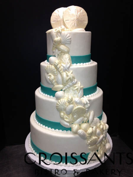 Wedding Cakes Myrtle Beach
 Croissants Bistro & Bakery Myrtle Beach SC Wedding Cake