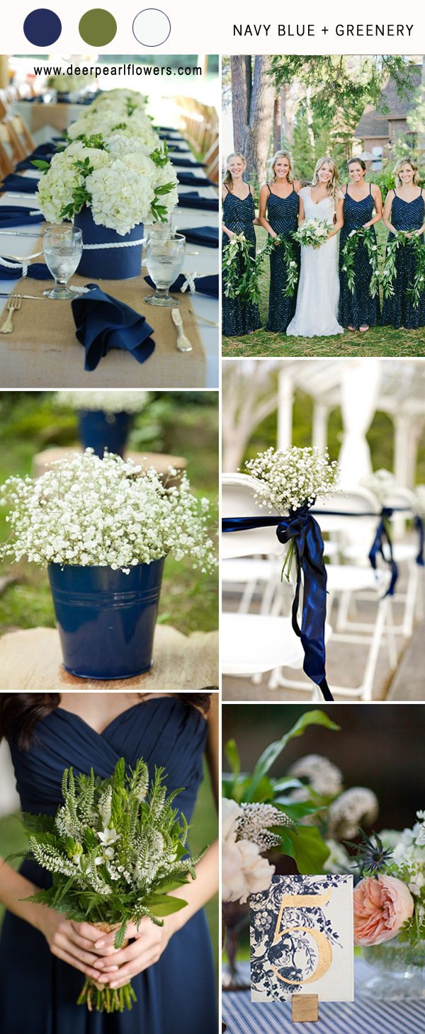 Wedding Colors Ideas
 Top 10 Navy Blue Wedding Color bo Ideas for 2018
