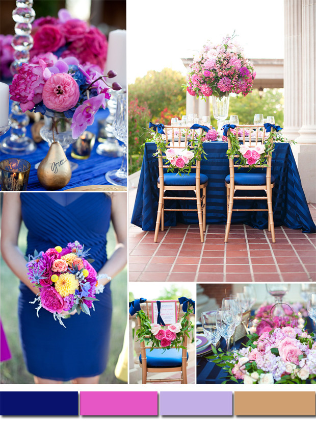 Wedding Colors Ideas
 Classic Royal Blue Wedding Color Ideas and Bridesmaid