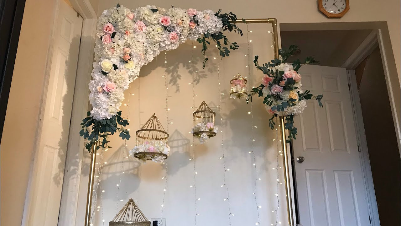 Wedding DIY Decor
 DIY Floral Swag DIY Floral Arch DIY Wedding Decor