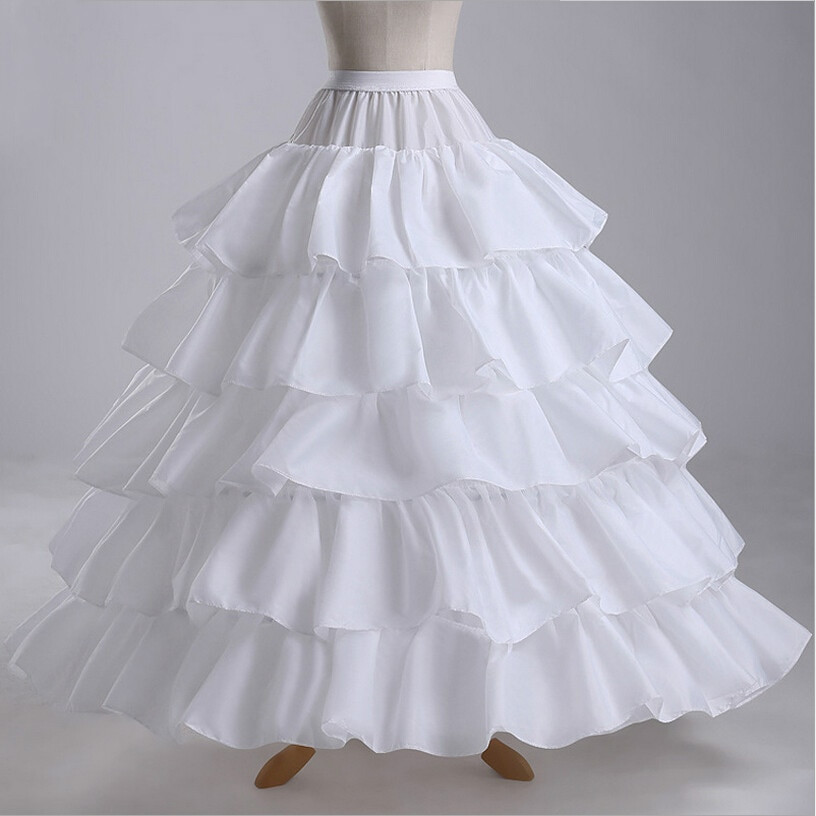 Wedding Dress Petticoat
 2016 New Four Circle Hoop Children Kid Dress Slip