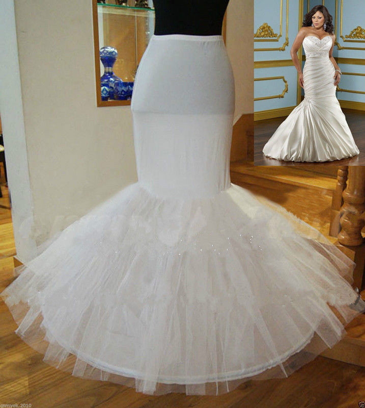 Wedding Dress Petticoat
 New Mermaid Trumpet Style Wedding Gown Petticoat Crinoline