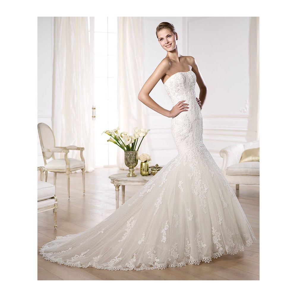 Wedding Dresses For Sale Online
 da Pronovias 2014 Sample Sale Collection Wedding gown
