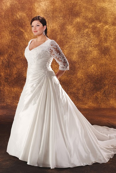 Wedding Dresses Plus Size With Sleeves
 plus size wedding gowns with sleeves