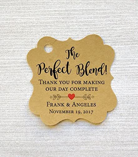 Wedding Favors Market Coupon Code
 Amazon The Perfect Blend Wedding Favor Tags 30 Tags