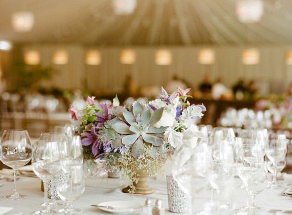 Wedding-flowers-and-reception-ideas
 Elegant Purple Wedding at Black Swan Lake ce Wed