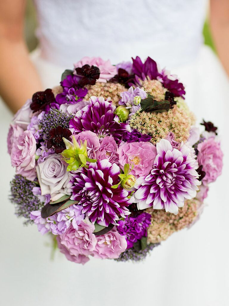 Wedding Flowers Purple
 16 Purple Bouquet Ideas and the Flower Names Too