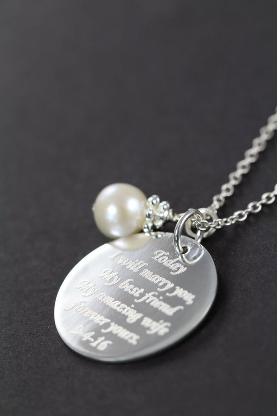 Wedding Gift From Bride To Groom
 Wedding Gift for the Bride from Groom Personalized Engraved