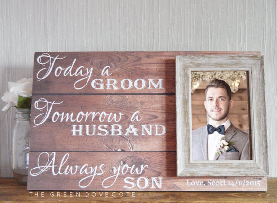 Wedding Gift From Bride To Groom
 Gift For Grooms Parents Thank You Wedding Gift Parents