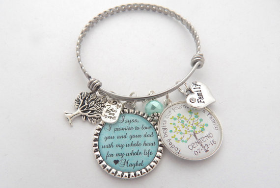Wedding Gift Ideas For Daughter
 STEP DAUGHTER Wedding Gift Step Daughter Bracelet Brides