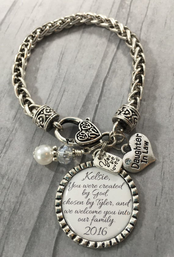 Wedding Gift Ideas For Daughter
 DAUGHTER in Law BRACELET Future Daughter in Law Gift for