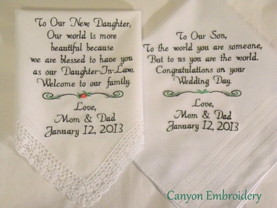 Wedding Gift Ideas For Daughter
 New Daughter Son Wedding Gift From Mom and Dad by