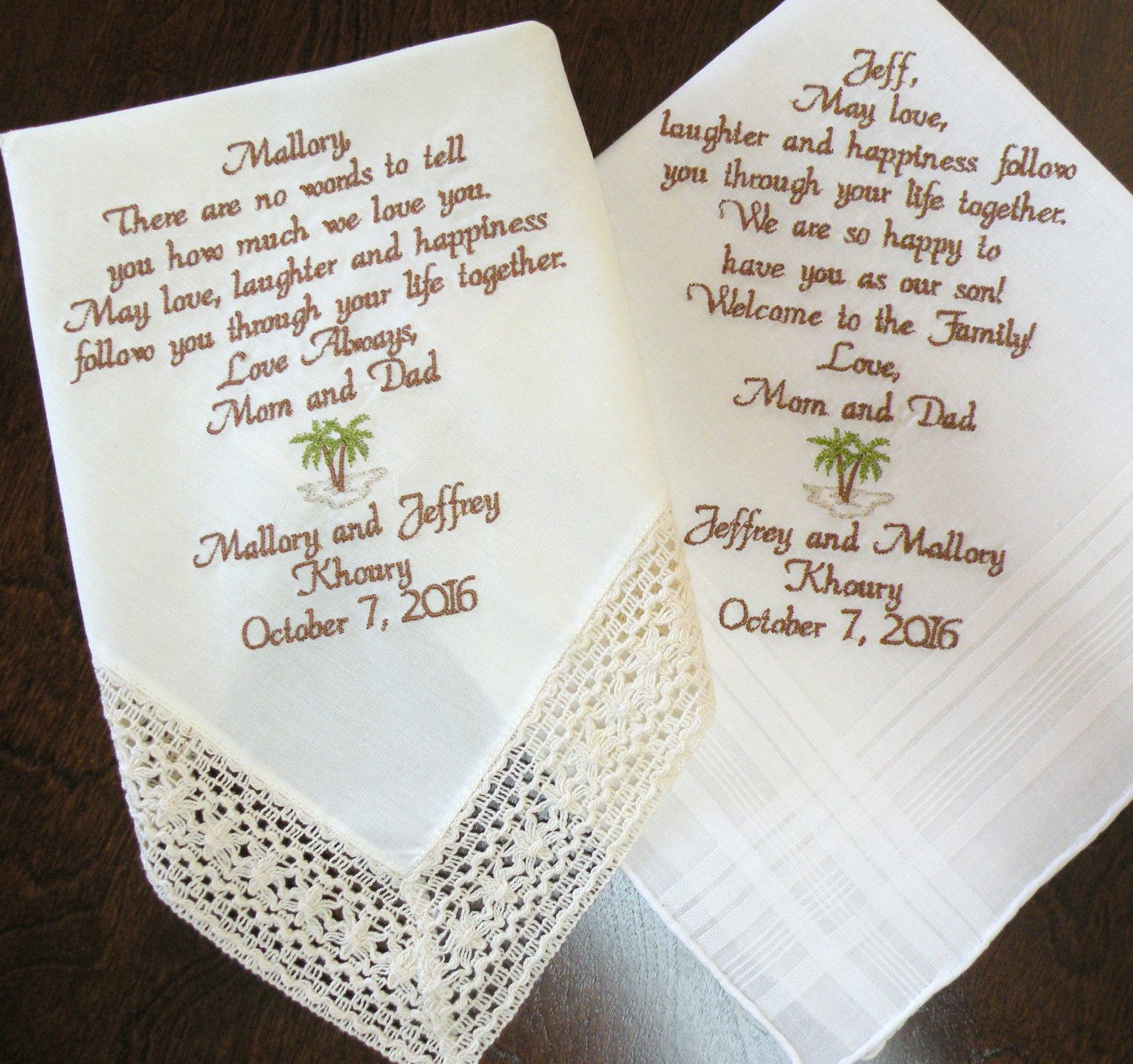 Wedding Gift Ideas For Son
 Wedding Day Gifts Handkerchief for Son Daughter Wedding