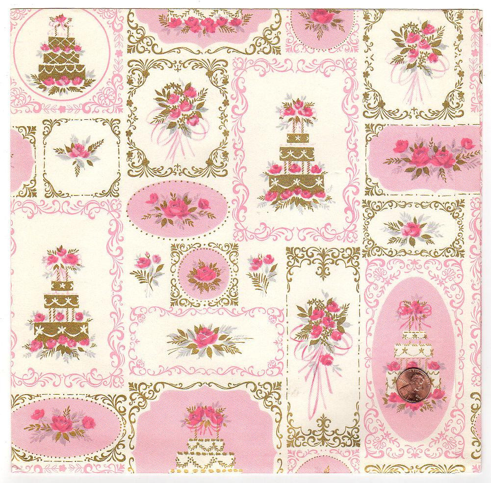 Wedding Gift Wrapping Paper
 Avid Vintage Vintage collectibles
