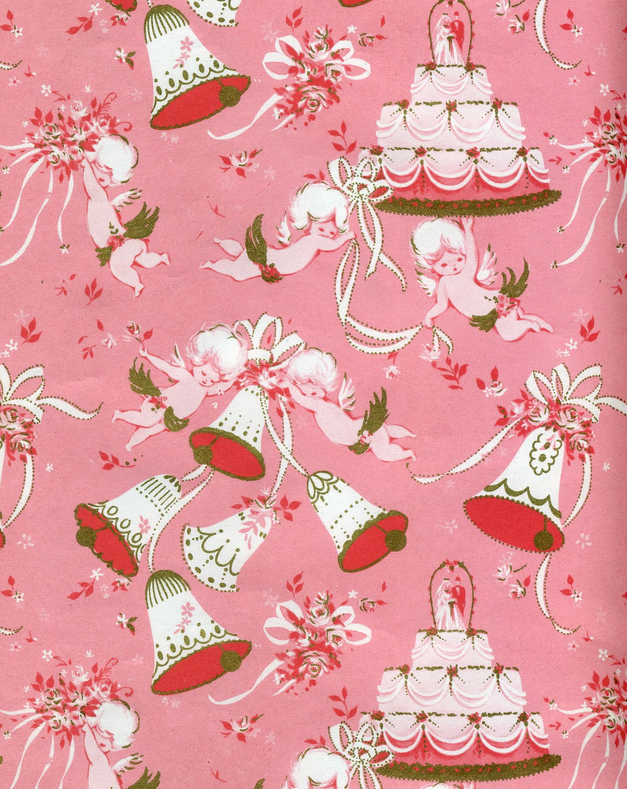 Wedding Gift Wrapping Paper
 Buttercup Bungalow Vintage wedding t wrap