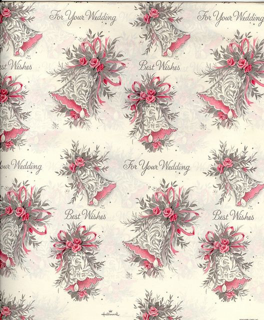 Wedding Gift Wrapping Paper
 Vintage Wedding Wrapping Paper "For Your Wedding"