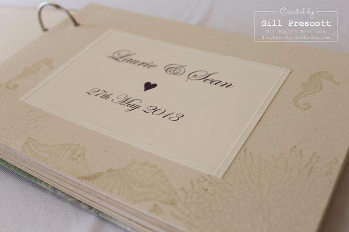 Wedding Guest Book Inside Pages
 The open sea