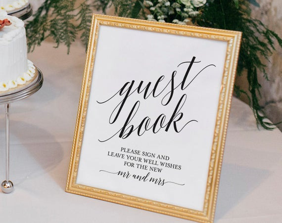 Wedding Guest Sign In Books
 Guest Book Sign Guest Book Wedding Guest Book Ideas Wedding
