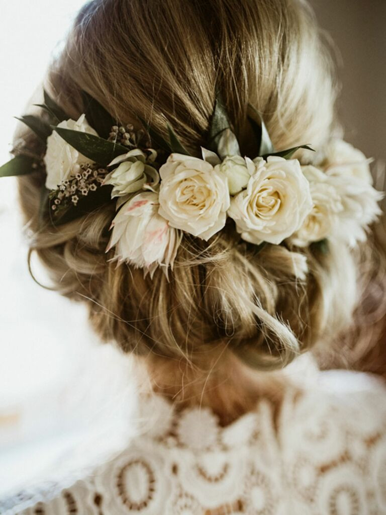 Wedding Hair With Flowers
 17 Stunning Wedding Hairstyles You ll Love