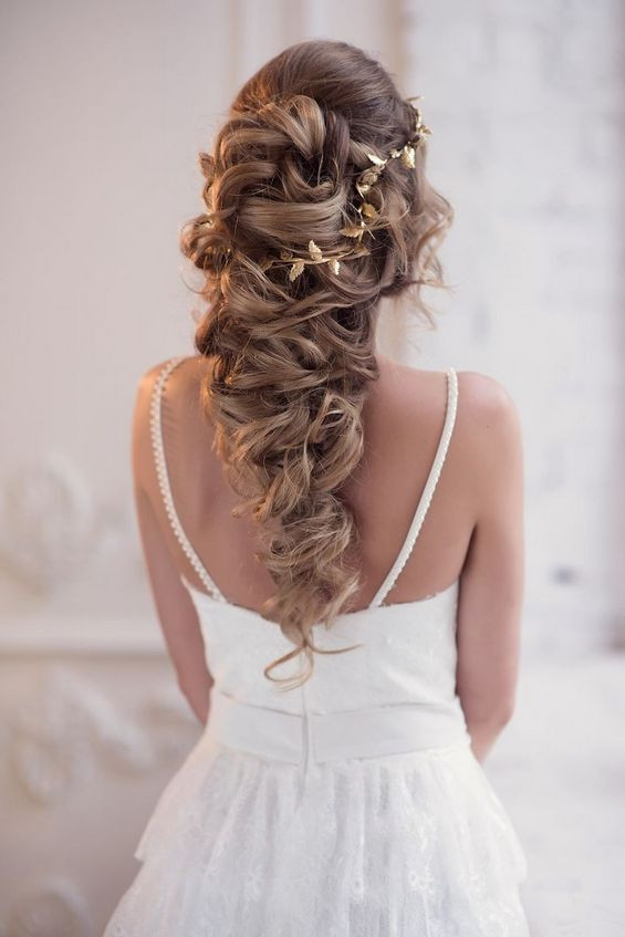 Wedding Hairstyle Bridesmaid
 65 Long Bridesmaid Hair & Bridal Hairstyles for Wedding
