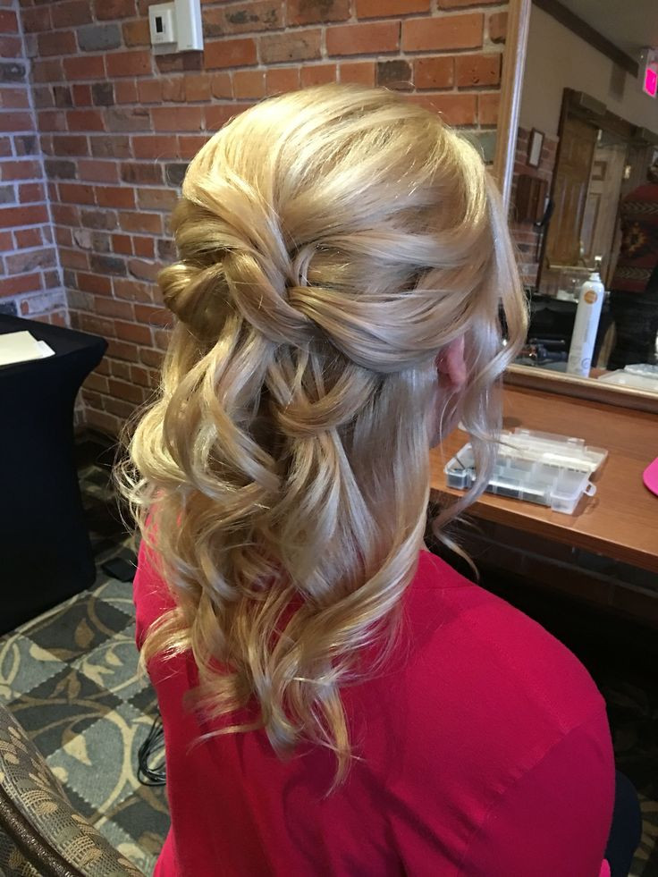 Wedding Hairstyles For Mother Of The Bride
 Half up half down wedding hair for bride or mother of the