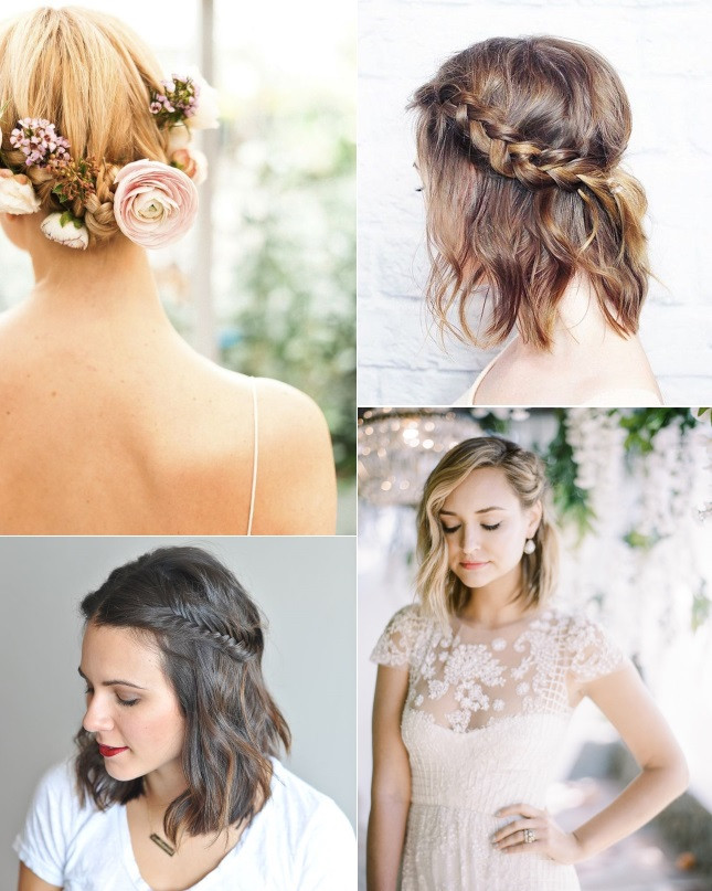 Wedding Hairstyles For Short Hair Bridesmaids
 9 Short Wedding Hairstyles For Brides With Short Hair