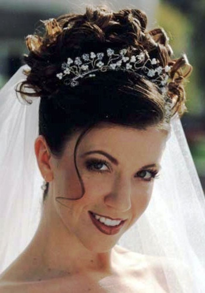 Wedding Hairstyles With Veil And Tiara
 wedding hairstyles for long hair updos with veil and tiara