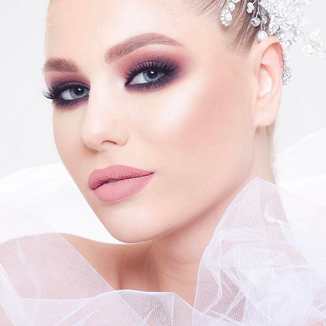 Wedding Makeup For Blue Eyes
 27 Wedding Makeup Looks To Suit All Tastes ǀ MakeUpJournal