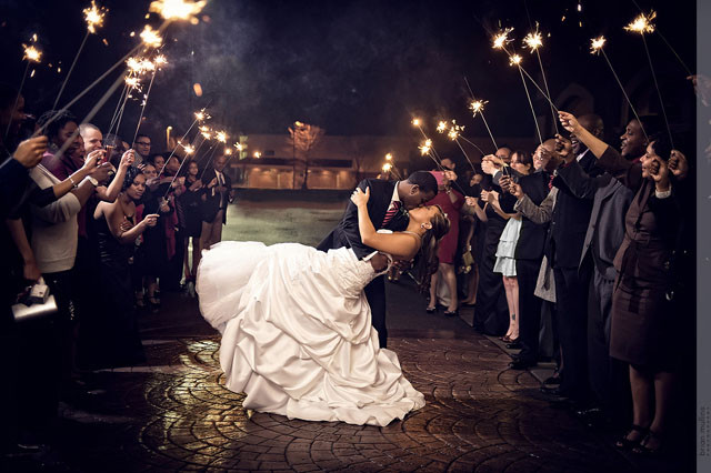 Wedding Photo Sparklers
 How Arranging a Sparkler Exit Almost Cost Me My Career As