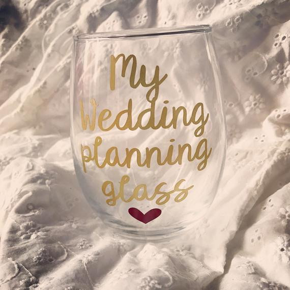 Wedding Planning Gifts
 Wedding planning glass engagement t engagement ts for