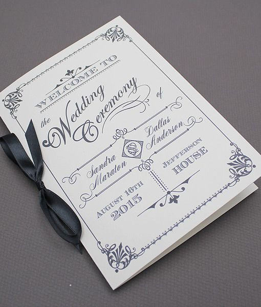 Wedding Programs DIY Template
 Pin by Download & Print on DIY Wedding Programs