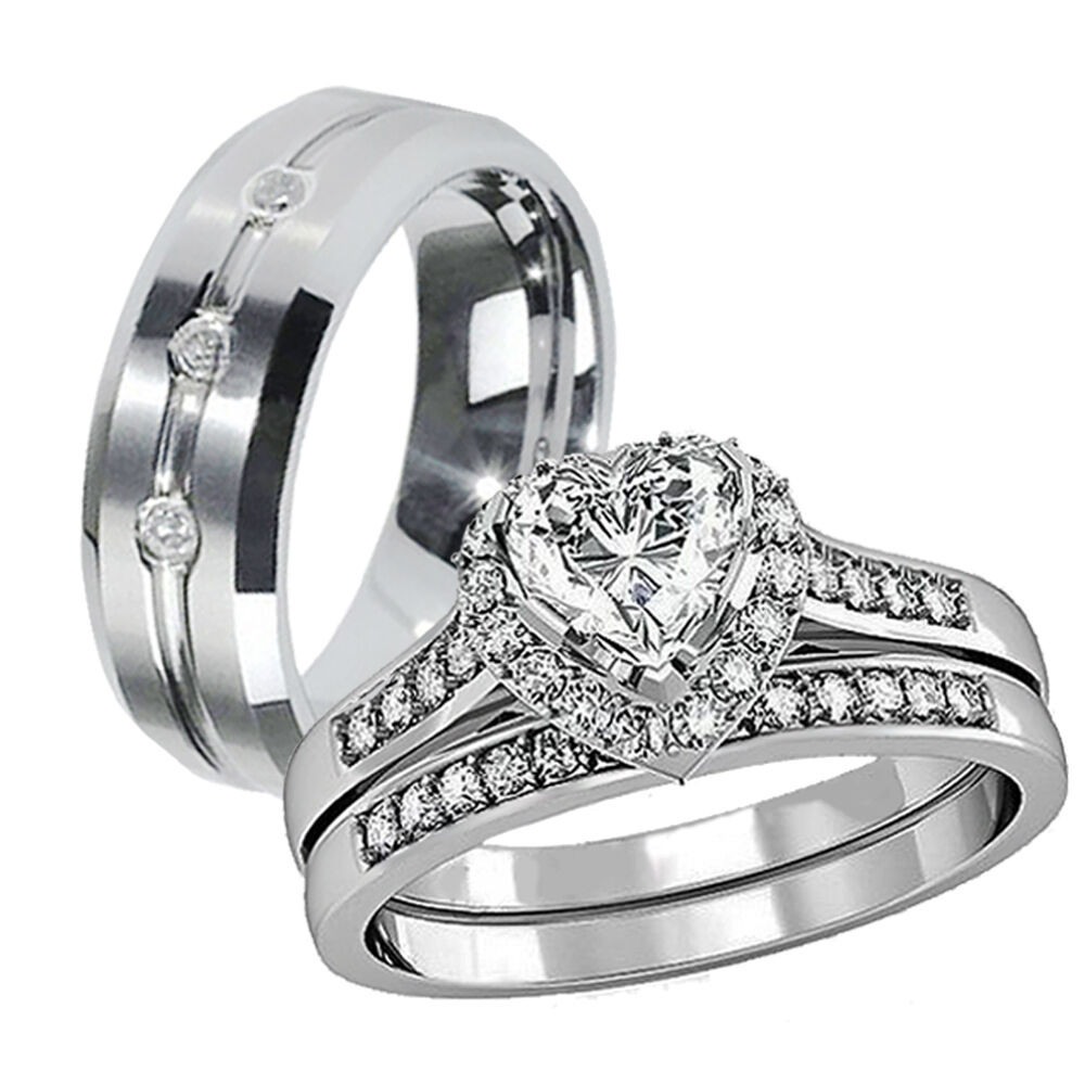 Top 25 Wedding Rings His and Hers Matching Sets - Home, Family, Style ...