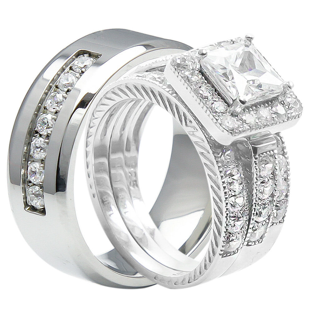 Top 25 Wedding  Rings  His  and Hers Matching Sets Home 