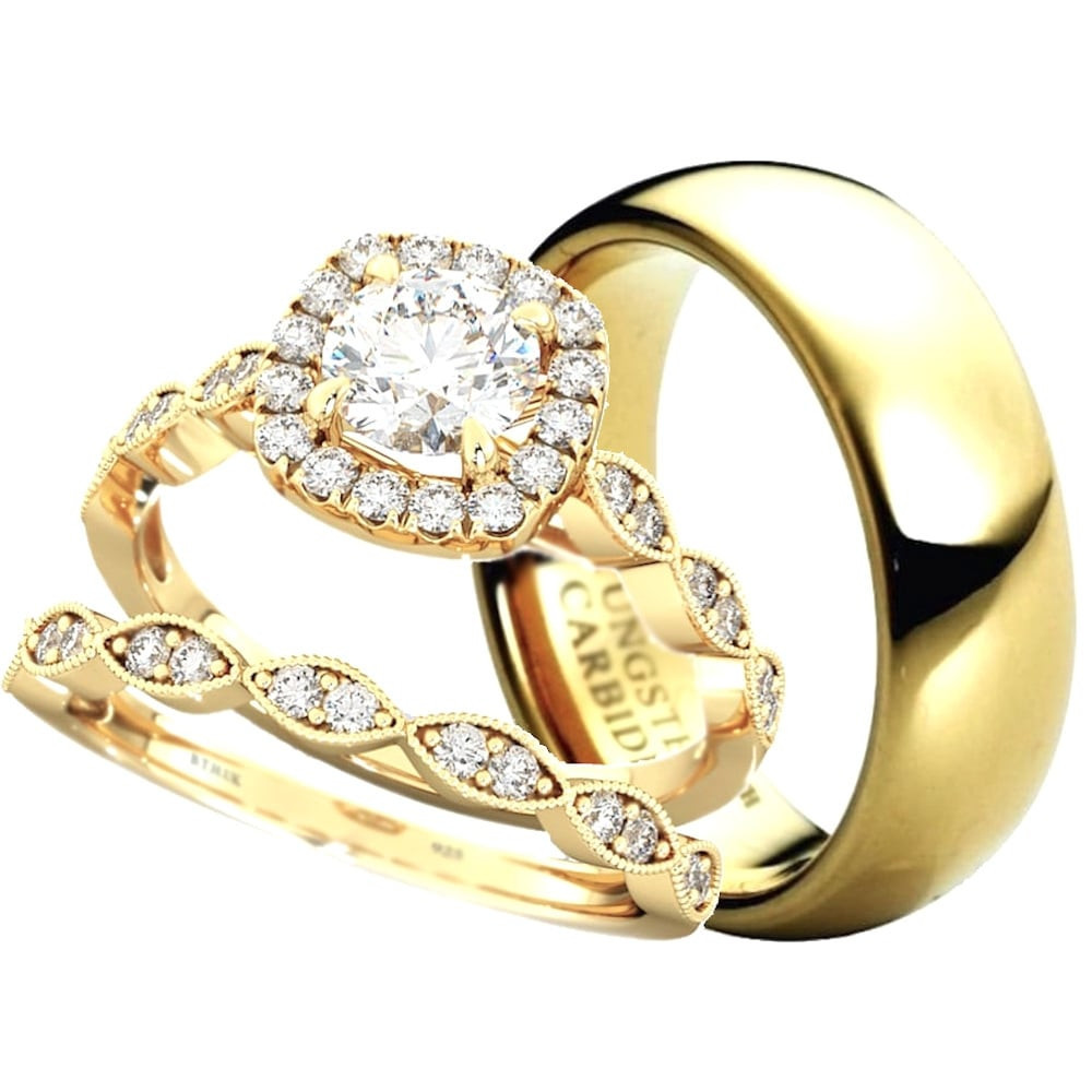Wedding Rings Sets His And Hers For Cheap
 Wedding Rings His And Hers Matching Sets Cheap Wedding