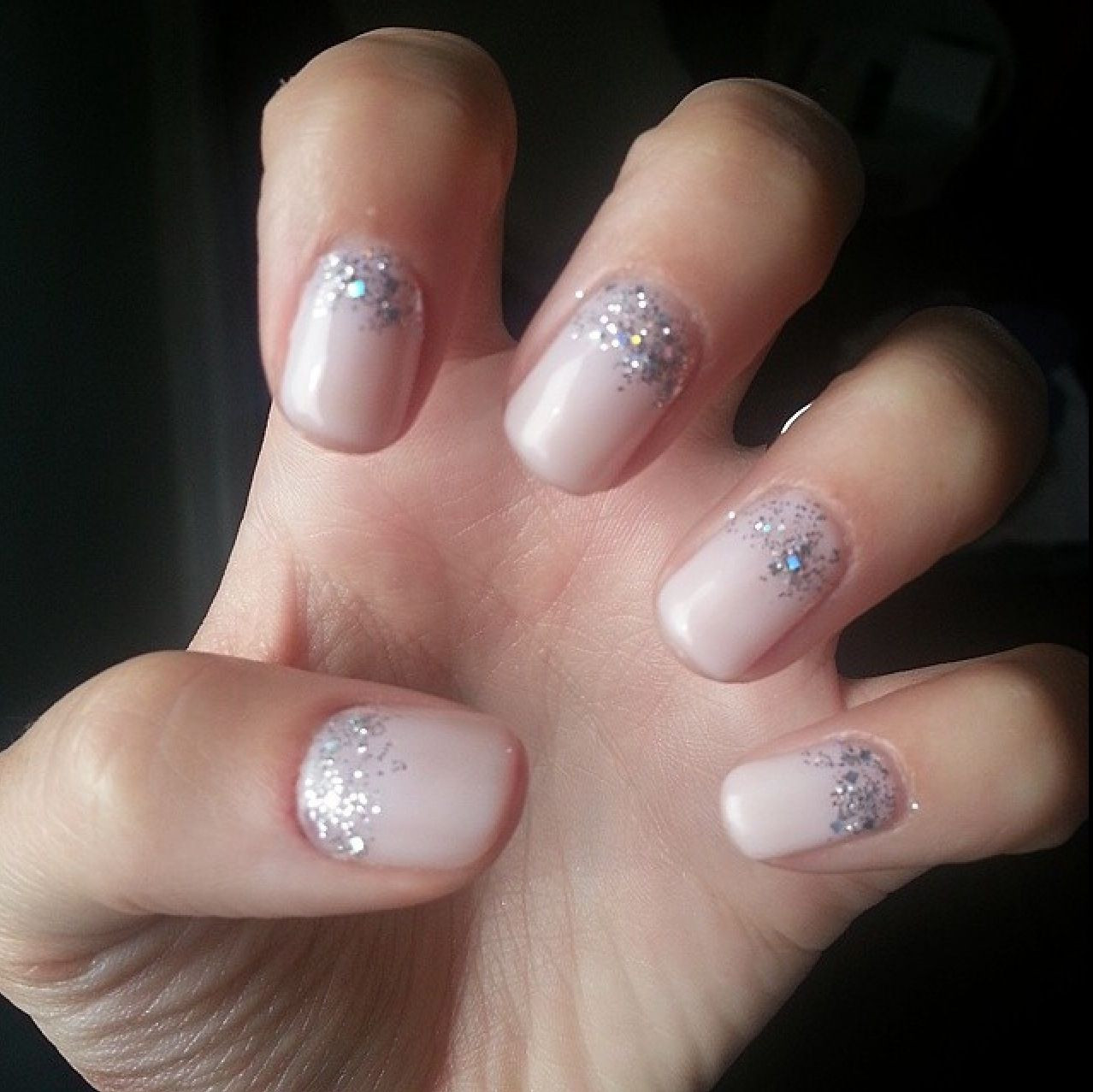 Wedding Shellac Nails
 Wedding nails CND shellac in Romantique with an OPI