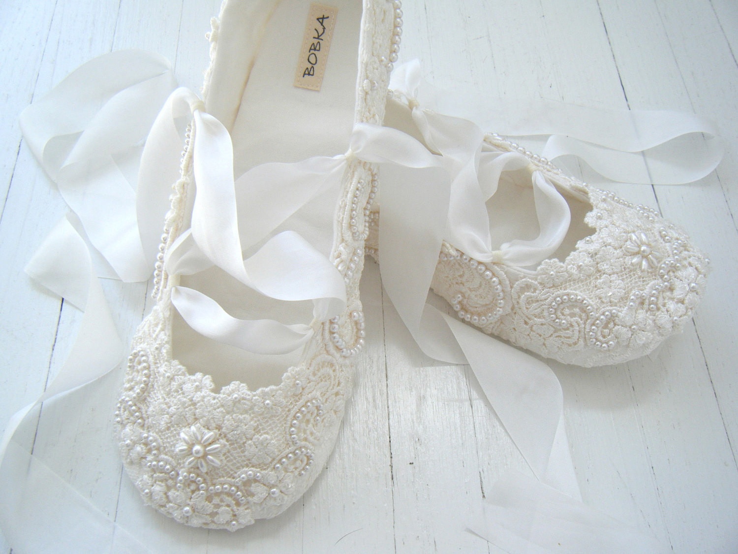 Wedding Shoes Bridal
 Ivory Ballet Flats Wedding Shoes Bridal Ballet Flats by
