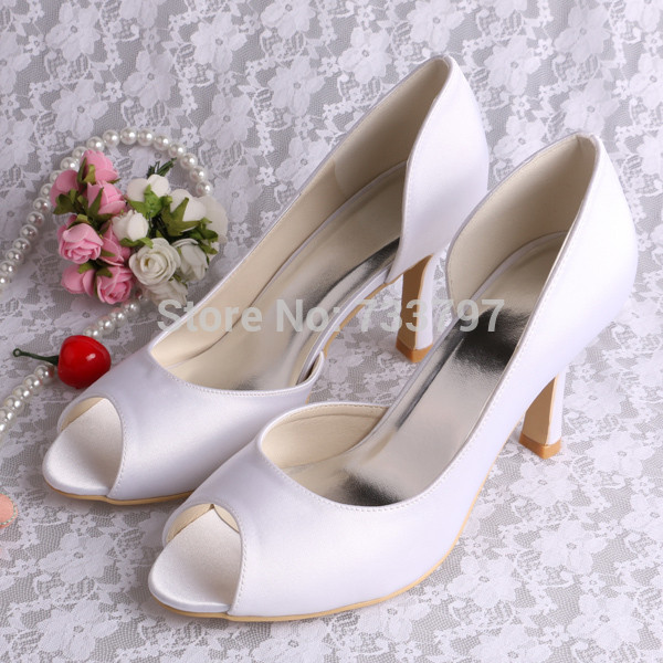 Wedding Shoes Payless
 20 Colors Peep Toe Payless Shoes Women White Wedding