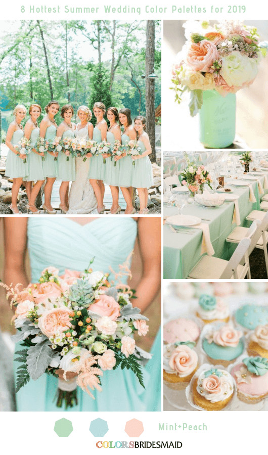 Wedding Summer Colors
 8 Fresh and Hottest Summer Wedding Color Palettes for 2019