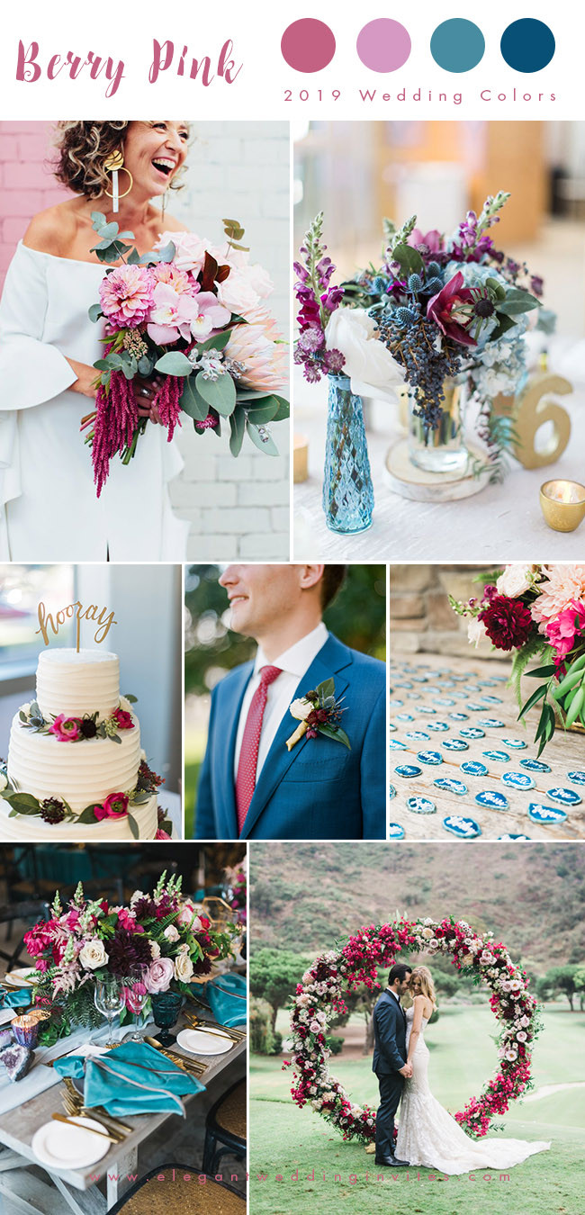 Wedding Summer Colors
 Top 10 Wedding Color Trends We Expect to See in 2019